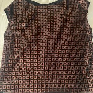 Ellen Tracy Large Sequin Top